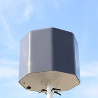 Détecteur de drones fixe Lufei, portée 10 km, UAV IP66, détection FPV 360°, 50+ cibles, détection de signaux explosifs fréquence 70 MHz-6 GHz