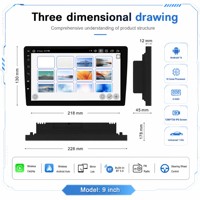 Pantalla Estéreo para Auto Android 14 de 9 Pulgadas, 4+64G, para Actualización de Audio y Navegación, Venta al Por Mayor para Distribuidores