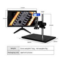 MSD413-4K2V-22 Industrial Digital Microscope with 4K Camera and 22 Inch HD Display for PCB Soldering Inspection & Electronic QC