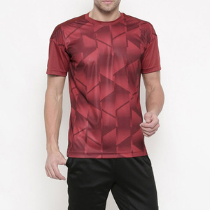 2026 Street Wear Online Selling Men's Plain Color <b>100</b>% <b>Polyester</b> Quick Dry Short Sleeve Comfortable T-<b>shirt</b> - Product Image 5