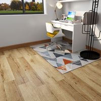 Plancher en vinyle rigide SPC à clipsage étanche pour la décoration intérieure des hôtels et résidences