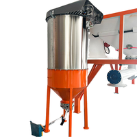 Collecteur de poussière à jet pulsé DMC48 avec corps en acier anticorrosion, moteur haute efficacité pour ligne de production de mortier sec