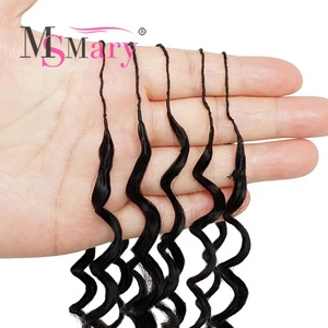 Extensiones de Cabello Humano 100% Natural con Ondas Profundas y Rizadas Estilo Pixie, Fáciles de Instalar y Retirar, Paquetes de Cabello Humano Virgen - Product Image 1