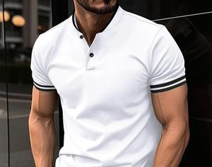 Polo da Golf Personalizzata ad Asciugatura Rapida in Poliestere, T-shirt Polo Vuota per Sublimazione, Polo da <span class=keywords><strong>Uomo</strong></span> Taglie Forti - Product Image 6