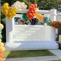 Alliance Party commercial châteaux de saut gonflables pour enfants pvc air videur mariage blanc maison de rebond