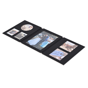 Cadre photo noir personnalisé en gros pour 5 <span class=keywords><strong>photos</strong></span>, style rustique - Product Image 3