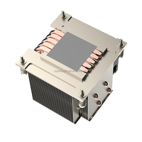 Refroidisseur d'air pour serveur COOLSERVER, tout neuf, LGA1700, 12e et 13e génération, 5 caloducs, haute puissance, ventilateurs de refroidissement CPU et refroidissement