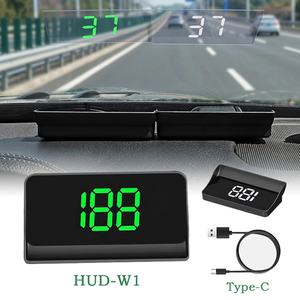 Wins-Novelty 2026 HUD W1, Velocímetro GPS Universal para Auto, Letra Grande, KMH/Millas, Conexión USB, Diseño Cyberpunk, 2 Años de Garantía - Product Image 3