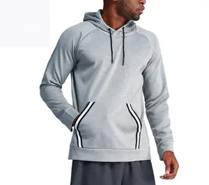 Erkek açık koşu basketbol spor gevşek oem logo özel tasarım spor kapşonlu ceket