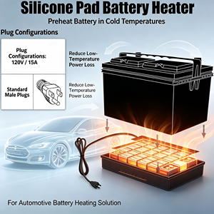 Cama Calefactora de Silicona Flexible de Tamaño Personalizado para Altas Temperaturas (-60~+250°C) - Nuevo Precio Competitivo 110V-220V 1 Año de Garantía - Product Image 3
