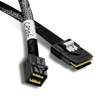 MINI SAS HD Sff-8643 untuk MINI SAS Sff-8087 Kepadatan Tinggi Fleksibel Hard Disk Eksternal Kabel 12 GB 6 GB panjang 50 Cm dari Lesozoh