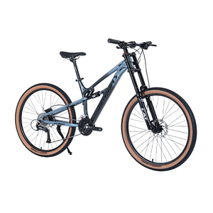 Vélo de montagne Senidas MT200 à suspension intégrale de 27,5 pouces, frein à disque hydraulique, 27 vitesses, cadre en alliage d'aluminium, pneus de <span class=keywords><strong>2</strong></span>,35 pouces - Product Image 2