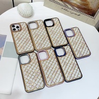 Ginkgo Leaf Adsorption Design Zhenyao Étui de téléphone magnétique pour iphone 17 Pro Max Trois-en-un Étui de téléphone incrusté de diamants mats