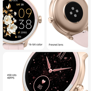 2025 nuevo reloj inteligente redondo TFT de 1,27 pulgadas con hermoso diseño Al Voice para mujer - Product Image 5