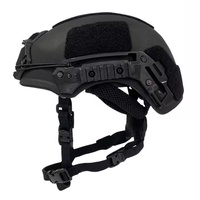 Casque tactique Wendy IIIA PE en polymère, grande taille, motif solide, suspension réglable, équipement d'entraînement extérieur