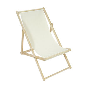 Vente en gros chaise de plage pliante en bois massif de pin personnalisée chaise longue en bois inclinable portable d'extérieur - Product Image 1