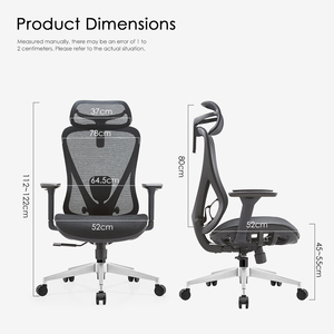 Sillas de oficina reclinechair hiện đại thoải mái Ergonomic chất lượng ghế văn phòng đầy đủ lưới ghế cho thiết bị văn phòng - Product Image 6