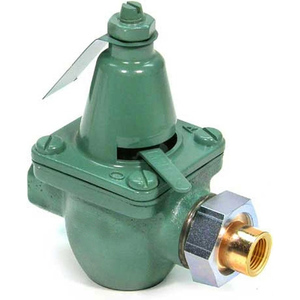 Vanne <span class=keywords><strong>de</strong></span> réduction <span class=keywords><strong>de</strong></span> <span class=keywords><strong>pression</strong></span> en fonte 1/2 pouce FPT x 1/2 pouce FPT, raccord fileté, adaptée aux systèmes <span class=keywords><strong>de</strong></span> plomberie - Product Image 1