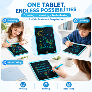 Tablette graphique autonome à écran LCD ultra-mince avec fente pour stylet, tablette lumineuse de dessin, effacement en un clic, tableau d'écriture - Product Image 2