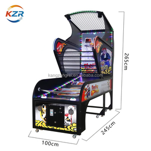 Machine de <span class=keywords><strong>basket</strong></span>-ball pliable de <span class=keywords><strong>luxe</strong></span> - équipement de divertissement pour adultes avec fonction de divertissement à monnayeur - Product Image 5