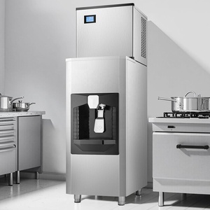 <span class=keywords><strong>Distributeur</strong></span> de glaçons et machine à glaçons Cube pour hôtel-chaîne avec stockage de glace de 60 kg Compresseur Utilisation commerciale Contrôle automatique - Product Image 3