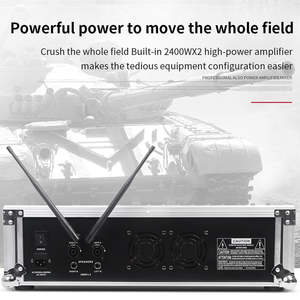 เครื่องขยายเสียงมิกเซอร์ OEM GT12M กำลังสูง 2400 วัตต์ *2 ระดับมืออาชีพ 12 ช่องสัญญาณ พร้อมไมโครโฟน 2 ตัว และลำโพง - Product Image 3