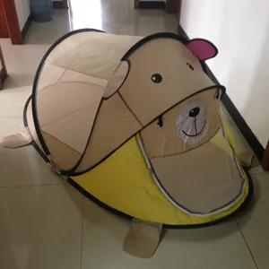 뜨거운 동물 모양 아이 팝업 텐트 곰, 장난감 텐트