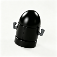 Boîte de rangement en fer blanc recyclable de qualité alimentaire en forme de robot de dessin animé, personnalisable avec logo, pour bonbons, cadeau pour enfants, décoration de fête, OEM ODM