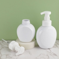 300ml 500ml bouteille en plastique vide, contenant pour pompe à mousse plate, couleur personnalisable, sortie d'usine, neuf