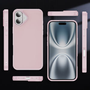 Étui de protection hybride <span class=keywords><strong>PC</strong></span> TPU semi-transparent givré avec protection d'<span class=keywords><strong>écran</strong></span> en relief et bords souples antichoc pour iPhone 17 - Product Image 2