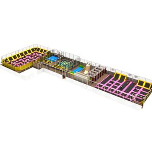 Parque de Trampolines Interior Comercial con Foso de Espuma para Niños, Equipo de Juegos Infantiles, <span class=keywords><strong>Plan</strong></span> de Negocios a Precios Económicos en Venta - Product Image 3