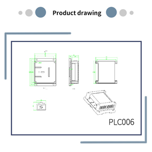 Boîtier de commande électrique industriel professionnel PLC006 <span class=keywords><strong>115</strong></span> * 90 * 40 mm en ABS pour rail DIN - Product Image 4