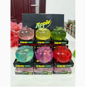 Nouveau design, jouet à presser en maltose le plus vendu, bloc arc-en-ciel souple, boule de décompression diamantée brillante, jouet souple pomme Nito - Product Image 2