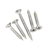 Vis pour cloison sèche à tête plate M3.5 Croix dure zinguée Bugle Vis à bois Acier inoxydable avec finition oxyde noir Conforme ISO