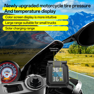 Monitor de Presión de Neumáticos de Motocicleta Combinado con Pantalla Digital, Detector Inalámbrico Externo de Presión de Neumáticos de Motocicleta - Product Image 3