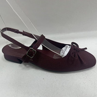 Sandales plates à lanières multiples en cuir verni brillant pour femmes, sur mesure OEM, avec bout carré, boucle argentée et talon bas