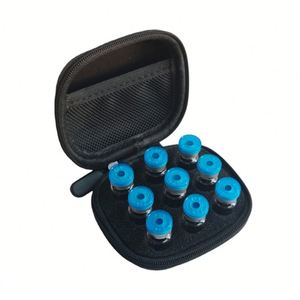 Estuche de viaje EVA pequeño y totalmente protector para 9 viales de 3 ml de péptidos de insulina para diabéticos - Product Image 1