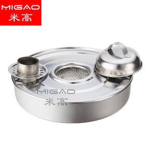 หม้อสแตนเลส Migao พร้อมฝาและฐานสำหรับทำอาหารและนึ่งอาหาร - Product Image 4