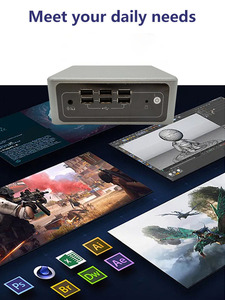 Nouveau mini PC Core I3-10110U/i5-10210U/i7-10510U DDR4 32 Go M.2 SATA 2.5G Lan pour bureau et domicile 6 USB HDMI <span class=keywords><strong>DP</strong></span> Windows Linux Compact - Product Image 3