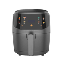 Friteuse à air numérique intelligente 6L sans huile, appareil électroménager professionnel multifonctionnel pour la cuisine