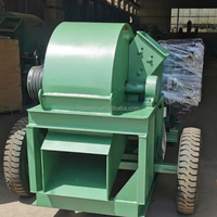 Machine puissante à copeaux de sciure de bois à haut rendement avec moteur pour les matériaux de literie de ferme de poulet de bétail