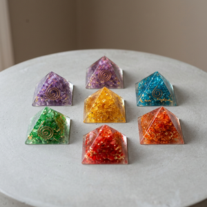 Fuente de Orgón con Piedras Preciosas Talladas con Temática de Amor, Energía Echakra - Product Image 4