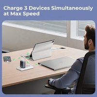 Chargeur GaN haute puissance 100W, adaptateur de voyage, PD 3.1, chargeur USB C rapide pour MacBook Pro 16 pouces, charge d'ordinateur portable