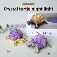 Lampe tortue de haute qualité, préférée des clients, avec veilleuse, lumière d'ambiance aromathérapie et USB - Ornement de décoration intérieure