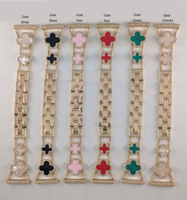 Bracelet Femme en Acier Inoxydable pour Apple Watch iWatch Séries 10 8 Ultra 7 6 5 4, Bracelet Universel en Métal 20mm 22mm