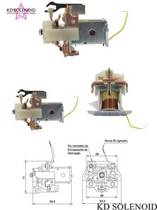 Solenoide de Arranque KD de 24V, Alta Calidad, Piezas de Auto en Stock, ZM901 para BOSCH, ZM, LESTER, DELCO, REMY, WAI - Product Image 2