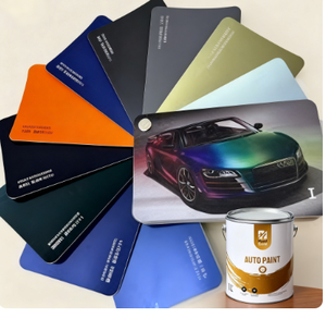 2K Bright Red Epoxy Liquid <strong>Coating</strong> Car Paint Top Coat with Spray Application Custom Colors Durable Scratch-Resistant Protection - Product Image 1