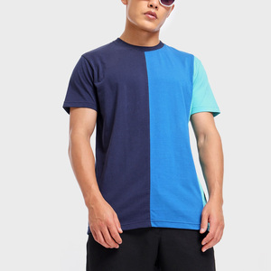 T-shirt Casual da Uomo in Cotone Streetwear all'Ingrosso, Magliette in Jersey di Cotone Pesante Personalizzabili con Logo <span class=keywords><strong>e</strong></span> Colori Tinti - Product Image 1