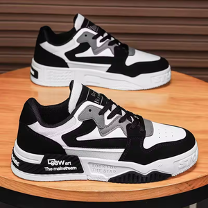 รองเท้าลำลองผู้ชายกันน้ำได้ดีดีไซน์หรูหลากสีเพิ่มความสูงด้วยผ้าซับในตาข่ายสำหรับฤดูใบไม้ร่วง - Product Image 1