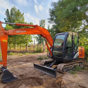 Mini pelleteuse Hitachi ZX60 de 6 tonnes d'occasion à vendre Petite pelleteuse hydraulique avec moteur et composants du noyau de la pompe du Japon Import - Product Image 3